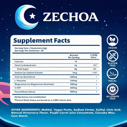 Zechoa Natural Sleep Gummies